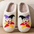 thumbnail image 4 of Zapatos Casa Sin Cordones Felpa Payaso Halloween Cómodas para Hombres Y Mujeres, 4 of 9