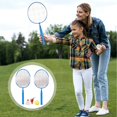 thumbnail image 2 of Kids Badminton Set Badminton Racket Set Kids Kids Playset Mini Toy Tennis Racket Blue, 2 of 6