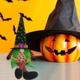 thumbnail image 5 of Decoraciones de Halloween, muñeco de Navidad hecho a mano sin rostro, muñeco de peluche de Papá Noel, decoración de escritorio, luminoso de pie F, 5 of 5