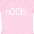 thumbnail image 4 of Inktastic N00b. Boys or Girls Baby Bodysuit, 4 of 5