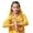 Yellow, variant on Women Womens Belly Dance Outfits Sequins Long Sleeve Dance Top for Carnival Womens Career Jacket S