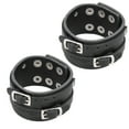 thumbnail image 4 of Retro Style Wide Leather Cuff Bracelet, Leather Wrist Belt, Durable Soft For Men Family, 4 of 8