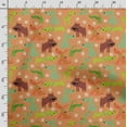 thumbnail image 3 of Soimoi Dog Print, Velvet Fabric, Decor Sewing Fabric by The Yard 54 Inch Wide,Decorative Fabric for Upholstery and Home Accents, Orange, 3 of 5