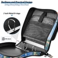 thumbnail image 4 of FORMRS Zipper Binder with Shoulder Strap 2-inch Ring 500 Sheet Capacity File Bag, Sea Window, 4 of 5
