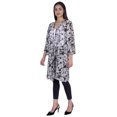 thumbnail image 2 of Moomaya Long Sheer Shrug Printed Open Front Beach Coverup Summer Cardigan, 2 of 8