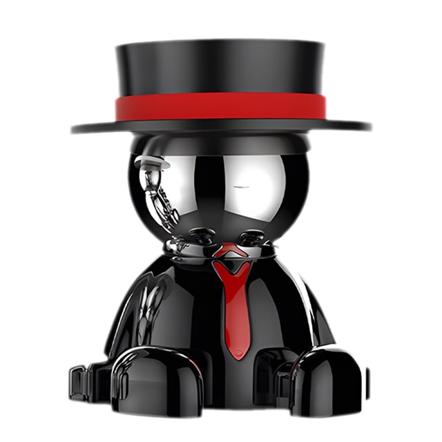 Car Phone Mount Magnetic, Dashboard Phone Holder with Funny Metal Figurine, Universal Magnetic Car Mount for Smartphones, Easy Install 360° Rotation, Auto Accessories for All Cars