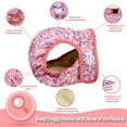 thumbnail image 7 of Langsprit Washable Female Dog Diapers (3 Pack) - No Leak Reusable Diapers for Doggy Female in Period - Highly Absorbent Dog Heat Panties with Adjustable Snaps,Flower,L, 7 of 7