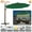 Green, variant on Sunny 11.5' Deluxe Cantilever Big Roma Umbrella Hanging Offset Solar Umbrella UV50+ Tilt & 360'C Rotation Patio Heavyduty Outdoor Sunshade Cantilever Crank Sunbrella Cover