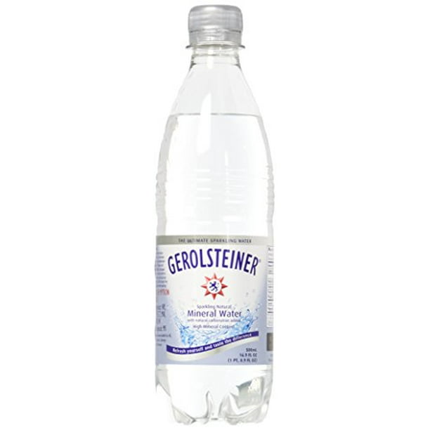 Gerolsteiner Sparkling Mineral Water,16.9 Fl Oz (Pack of 6)