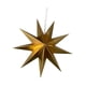 thumbnail image 2 of Adorno colgante decorativo de estrella grande 3D para casa de vacaciones Oro, 2 of 9