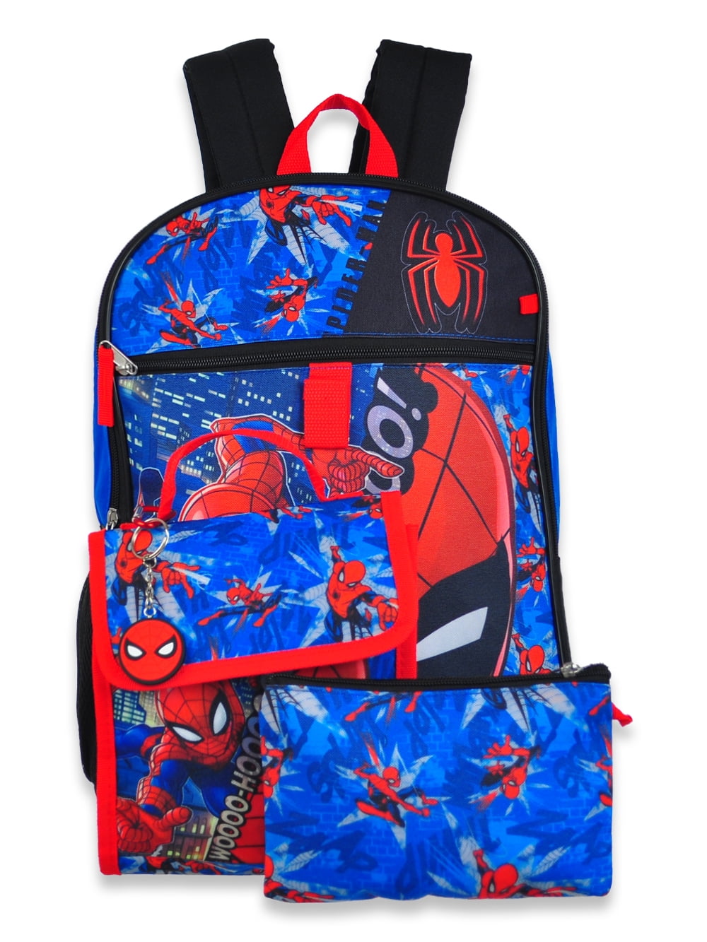 SpiderMan Boys' 5Piece Backpack Lunch Set red/multi, one size