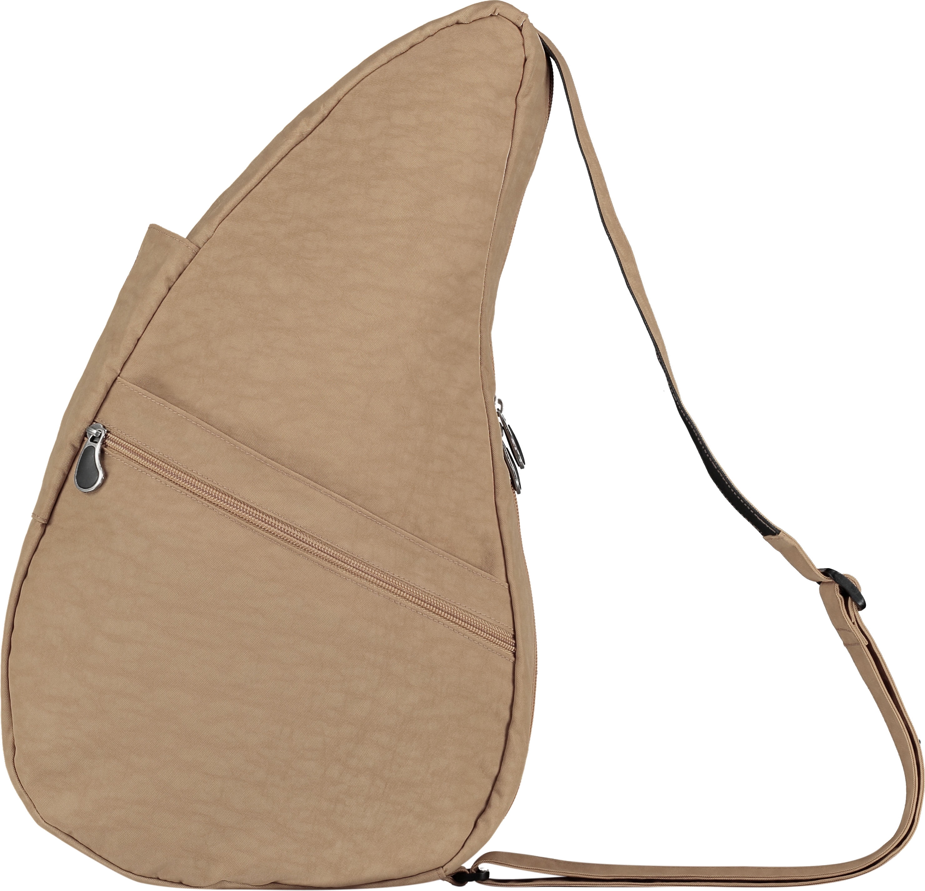 AmeriBag 19" Nylon Crossbody Sling Healthy Back Bag (Taupe)