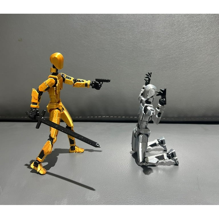 ULTHOOL Collectible Teen Titan 13 Action Figure, Golden Silver, 2