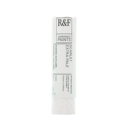 UPC: 0836943003972 | R&F Handmade Paints Pigment Stick  100ml  Scarlet Extra Pale