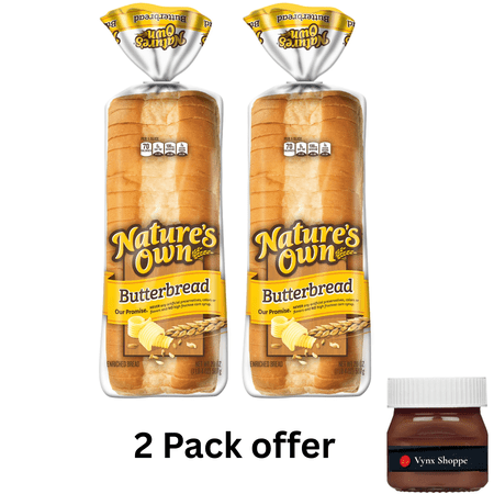 Nature s Own Butterbread Sliced White Bread Loaf 20 oz Shelf-Stable Nature s Own Butterbread Sliced White Bread Loaf 20 oz Shelf-Stable
