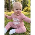 thumbnail image 4 of Cenuakty Girl Fall Outfits Long Sleeve Letter Embroidery Romper + Pants Set, 4 of 9
