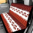 thumbnail image 5 of Pzuqiu Red Geometric Pattern Washable Car Seat Covers Set, Light Trendy Accessories Fit for most Cars, 5 of 5