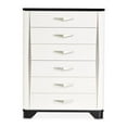 thumbnail image 2 of Tuxedo 6-Drawer Chest with Side Cabinets - Piano Keyboard, 2 of 20