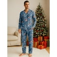 thumbnail image 6 of Airmenty Men's Pajama Set Lightweight Sleepwear Button Up Sleepwear Soft Comfy Pjs Set with Pockets, 6 of 7