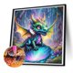 thumbnail image 5 of Pintura de diamante 5D DIY taladro redondo completo Wdftyju dragón colorido 30x30cm, 5 of 9
