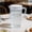 White, variant on Cold Drink Jug Transparent Pitcher, QQZ Large Capacity Beverage Dispenser for Iced Tea Coffee, Food Grade Plastic Push Lid Handle Juice Tea Water Container Home Office Party, Yellow