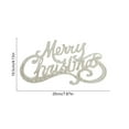 thumbnail image 3 of chaungfeng Merry Christmas Letter Sign for Christmas Tree, 7.9 脳 4.1 Inch Glitter Plastic Merry Christmas Hanging Craft Ornaments for Holiday Wreath Home Door Wall Art Decorations, 3 of 6