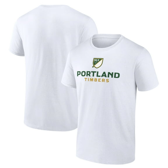 Men's White Portland Timbers Shielded T-Shirt