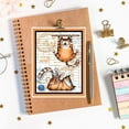 thumbnail image 3 of 8.3x5.8in Cat Clear Stamps Lovely Cat Silicone Stamps Wish Words Rubber Transparent Rubber Seal Stamps for Card Making DIY Scrapbooking Crafting Decoration, 3 of 8