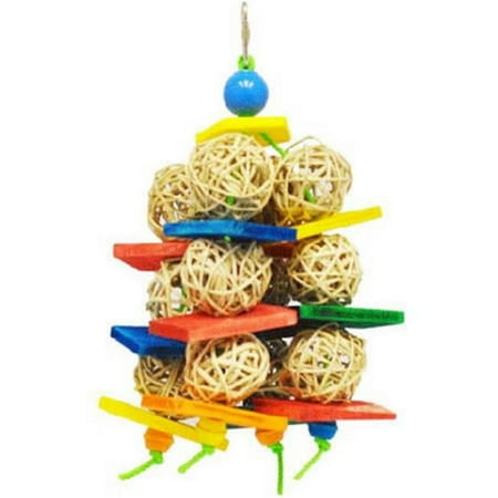 UPC: 0644472012293 | A&E Cage 644022 USA Wicker Cluster Toys – Medium