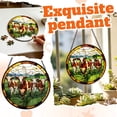 thumbnail image 3 of Acrylic Jigsaw Puzzle Suncatcher Window Hanging, 7.87 Inch Sun Catcher Puzzle Garden Decoration for Women Men Mom Birthday Gift Home Decor, 3 of 9