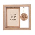 thumbnail image 2 of YAOMOBB Cat Photo Frame Rotatable Wooden Pet Photo Frame Double Sided Desktop Dog Picture Display with Heartfelt Message, 2 of 5