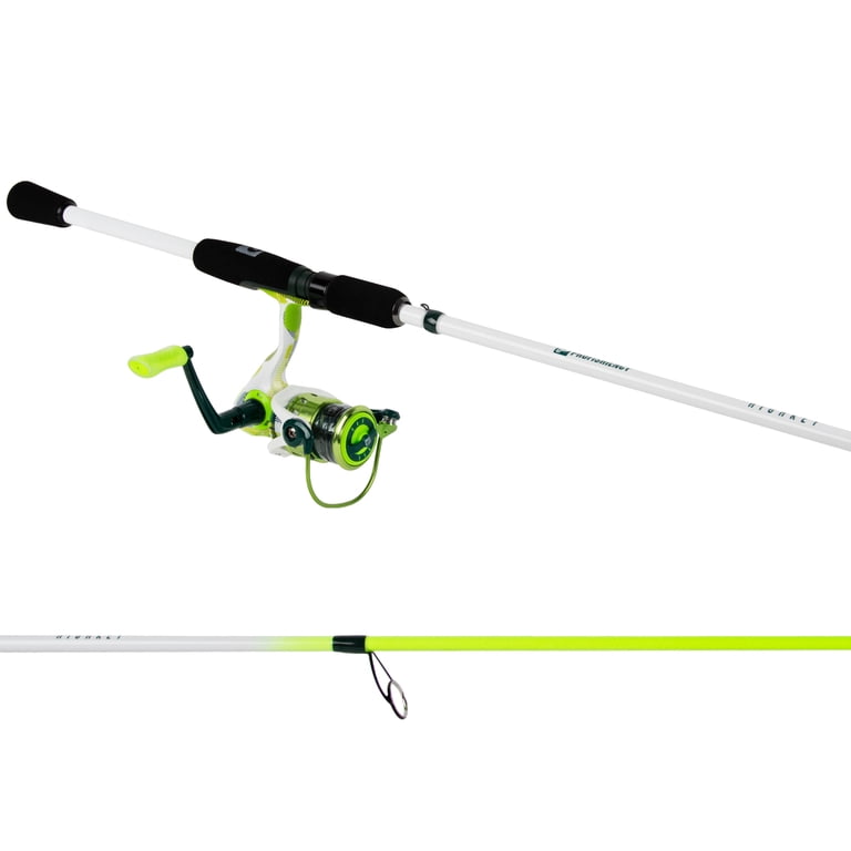 6 and half foot fishing pole Ohero Ultra Gold Series Spinning Rods Ft. 6 In and eye ProFISHiency Highkey Spinning Combo