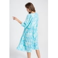 thumbnail image 6 of EASYBRAUS Women Floral Print Maxi Dress Boho Lantern Sleeve Loose Fit Spring 2025 S-2XL, 6 of 8