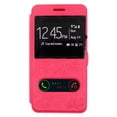 thumbnail image 1 of For Samsung Galaxy Grand Prime LTE G530 G530H G530F G530T - Flip Window Phone Case w/ TPU Inside - Hot Pink, 1 of 5