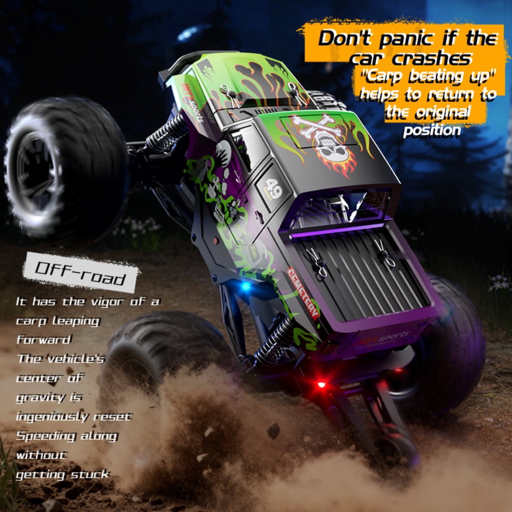 1:18 RC Cars, 2.4GHz 4WD High Speed 30 KM/H Remote Control Car All Terrain Off Road Monster Truck RC Drift Car for Adults Boys 8-12