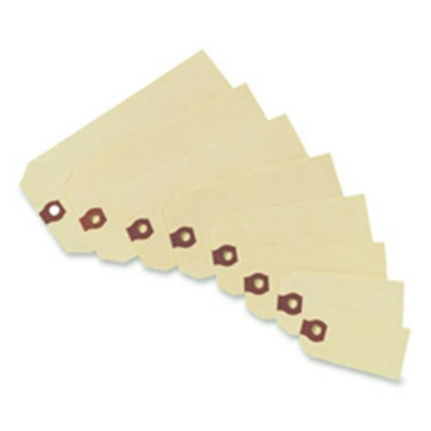 Consumer Products Shipping Tags No 1 Plain 2.75in.x1.38in. Manila
