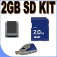 thumbnail image 2 of 2GB SD (Micro SD with SD Adapter) Memory Card Secure Digital BigVALUEInc Accessory Saver Bundle for Panasonic Cameras, 2 of 5