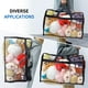 thumbnail image 5 of SGHUO Bolsas de almacenamiento para mantas, 60 L, bolsa de almacenamiento transparente de vinilo de plástico extra grande para ropa, edredones, ropa de cama, bolsas de mudanza con cremallera y asa ref, 5 of 5