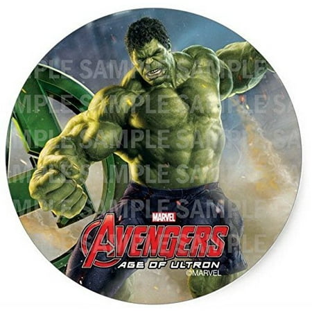 Marvel Avengers Logo Age Of Ultron The Incredible Hulk Edible Cake