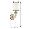 thumbnail image 3 of Crystorama Lighting - One Light Wall Mount - Wall Mount - Hatfield - One Light, 3 of 13