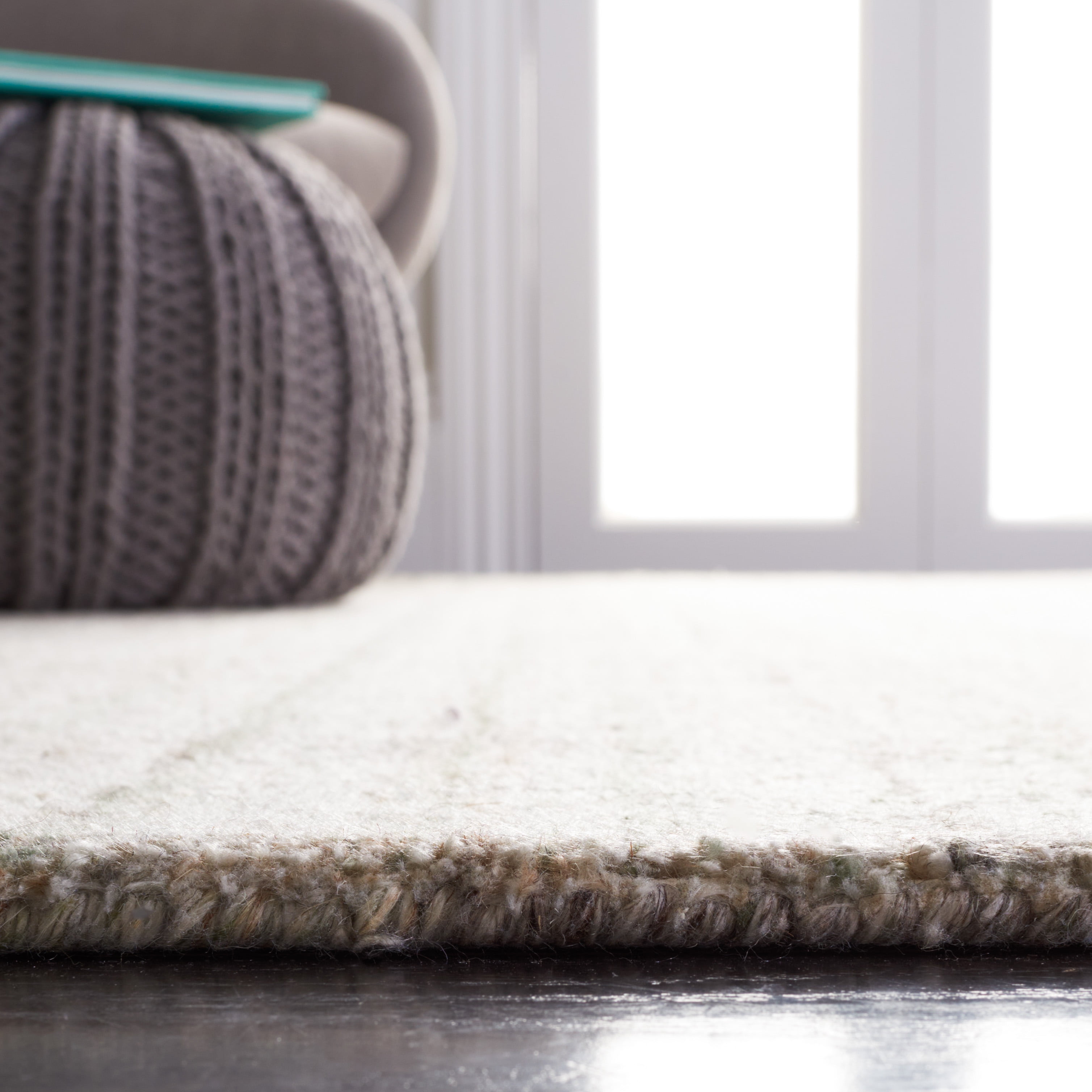 SAFAVIEH Abstract Jerrald Striped Runner Rug, Green/Sage, 2'3" x 12'