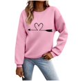 thumbnail image 2 of Wancir Women's Graphic Print Sweatshirt Long Sleeve Cute Los Angeles Crewneck Oversized Tops for Teen Girl 2024, 2 of 6