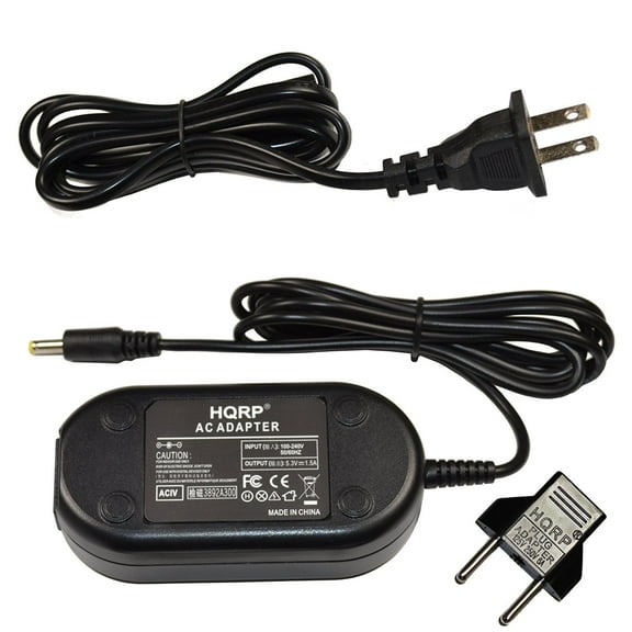 HQRP AC Power Adapter for Casio CA-34 / CA-35 USB Cradle - (incl. USA Plug & Euro Adapter)