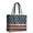 Geometric Flag 1, variant on US Flag Tote Bag Stars and Stripes Large Capacity Patriotic Quilted Tote Shoudler Bag for Parade Travel Holiday