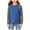 Blue, variant on idosla Girl's Athletic Leopard Print Sweatshirt Crew Neck Long Sleeve Tops Fall Clothes (Beige, 6-7 Years)