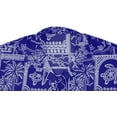 thumbnail image 4 of HAPPY BAY Men's Hawaiian Shirts Short Sleeve Button Down Shirt Men's Party Shirts Casual Holiday Summer Tropical Island Shirts for Men Funny S Island Collage Print, Blue, 4 of 7
