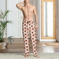 thumbnail image 2 of Logiee dog Valentine's day Print Pajama Pants for Men,Men’s Pajama Bottoms,Mens PJ Pants with Pockets & Button Fly-Medium, 2 of 6