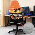 thumbnail image 6 of HELLHERO Tropical Palm Tree 4 Pack Computer Chair Cover with Armrest Covers for Gamer, Non Slip Spandex Gaming Chair Covers with Armchair Slipcovers for Bedroom, 6 of 10