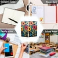 thumbnail image 6 of FORMRS 1-Subject Spiral Notebook 8" x 5" College Ruled 60 Refillable Sheet A5 Hard Cover, Orange Colorful Flowers, 6 of 7