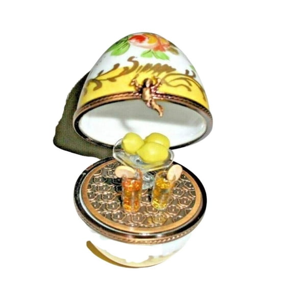 Lemonade Elegance for Home Decor Limoges Box Porcelain Figurine